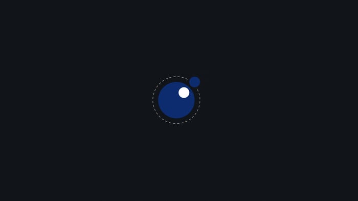 Lua logo with a stylized eye