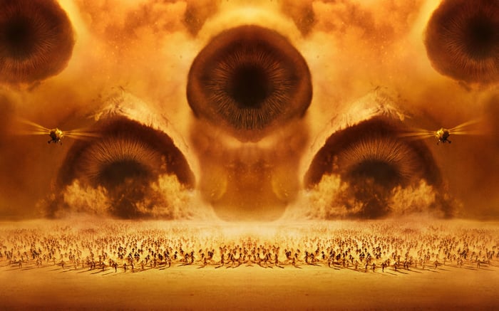 Dune Part Two Quad Poster