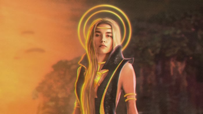Florence Pugh as Princess Irulan in Dune 2