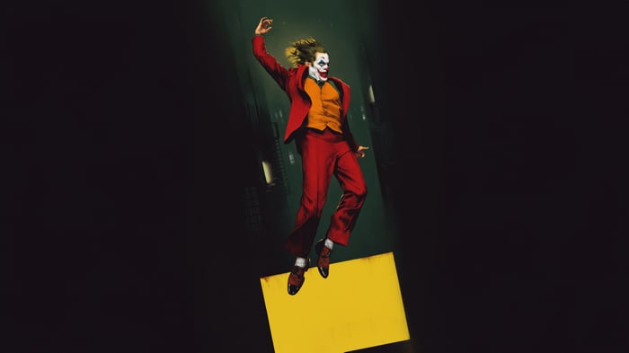 The Joker in a Red Suit