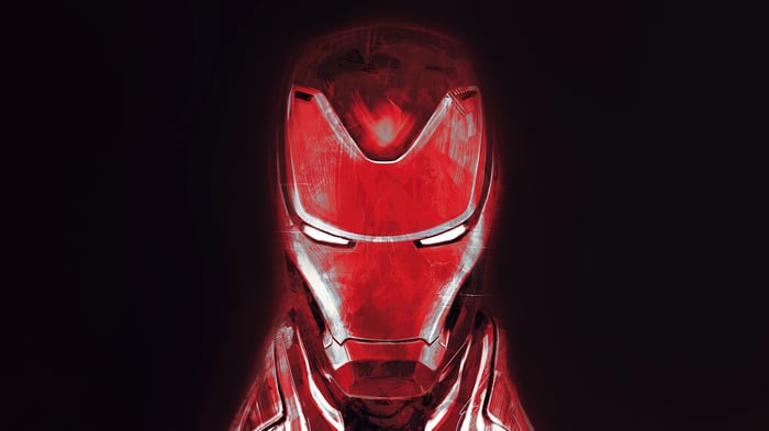 Iron Man Mask Red and White