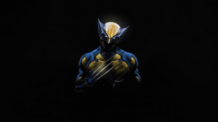 Wolverine with metal claws