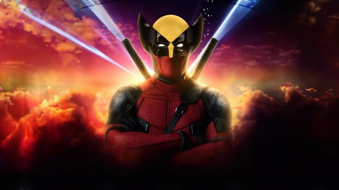 Deadpool and Wolverine mashup character