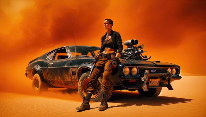 Anya Taylor-Joy as Furiosa in Mad Max