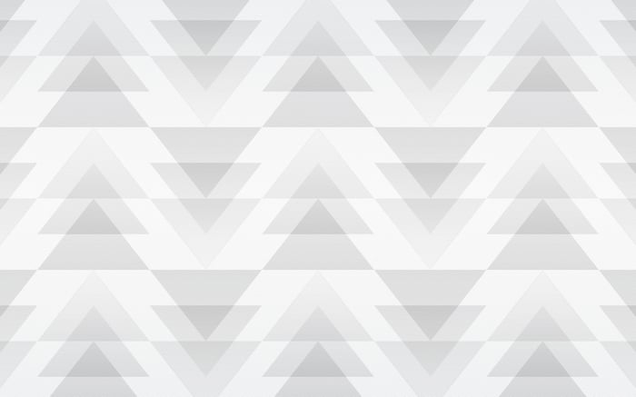 Abstract white geometric pattern with overlapping triangles