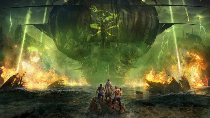 Skull and Bones Raging Tides Pirate Ships Battle