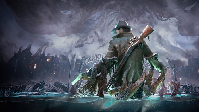 The Sinking City 2: Man Fights Tentacles in Flooded City