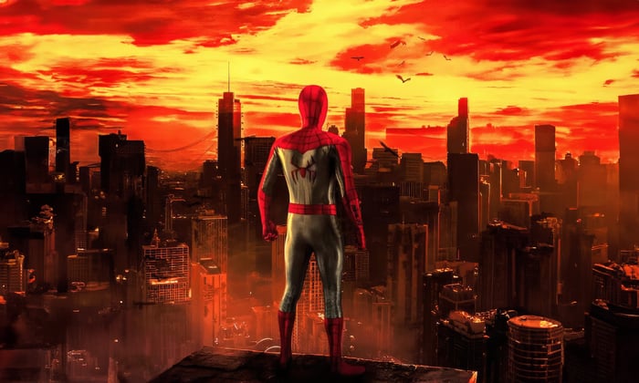Spider-Man 4 Concept Art Cityscape