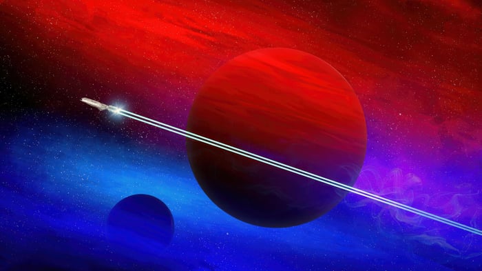 Spaceship traveling faster than light near planets