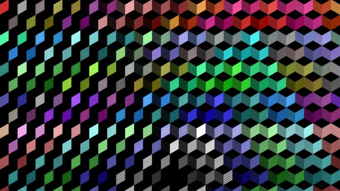 Abstract Ega Cubes Pattern