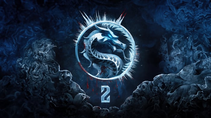 Mortal Kombat 2 Ice Dragon Logo
