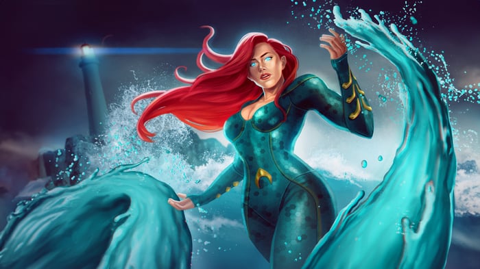 Mera, Ruler of Atlantis, Manipulating Water