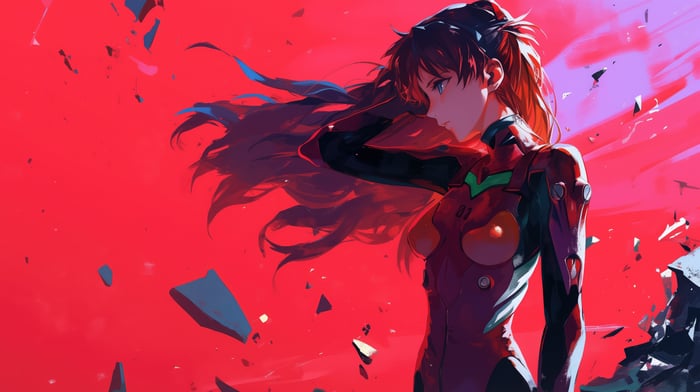 Asuka Langley Soryu in Neon Genesis Evangelion
