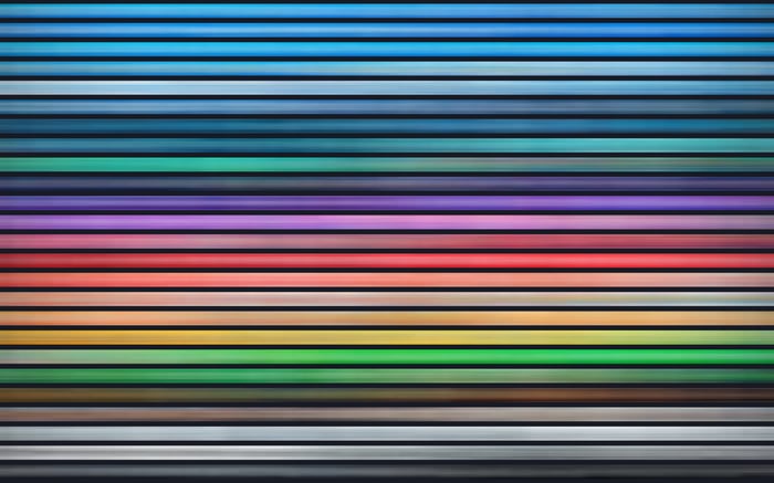 Colorful horizontal lines of varying colors