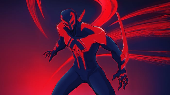 Spider-Man 2099 in a dynamic pose