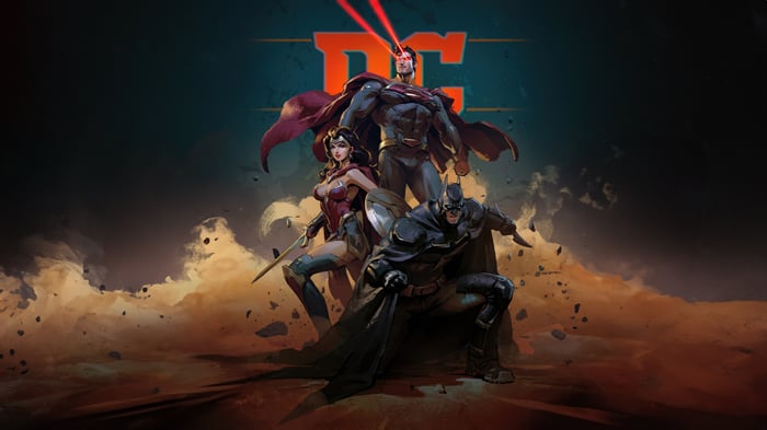 DC Comics Trio: Superman, Wonder Woman, and Batman