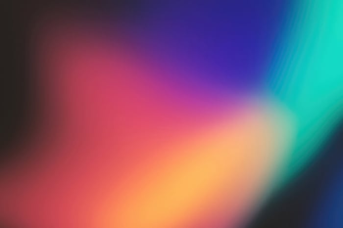 Abstract gradient texture with vibrant colors