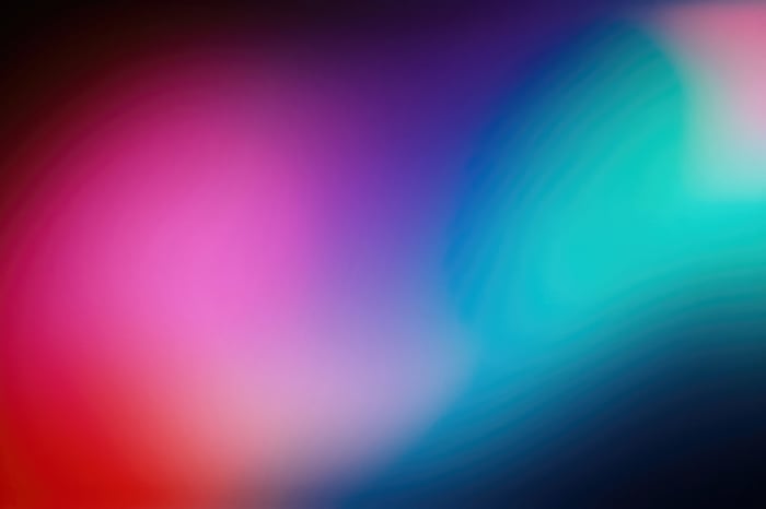 Abstract gradient texture with blurred colors