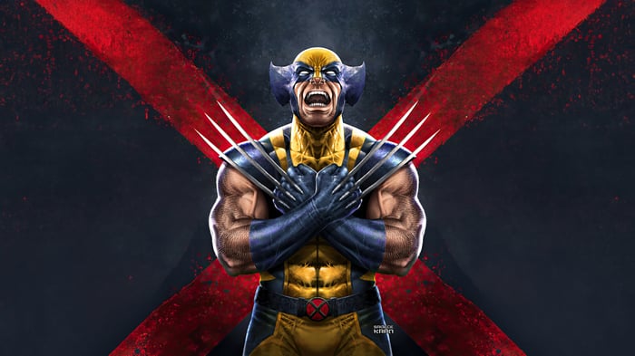 Wolverine with Claws Extended