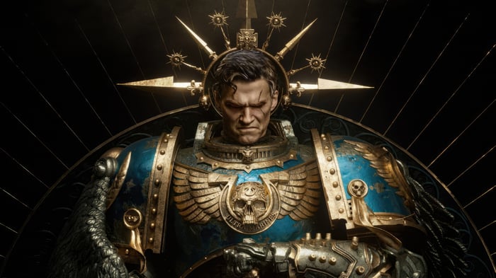 Henry Cavill as a Warhammer Space Marine