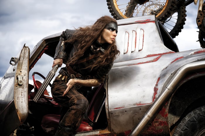 Anya Taylor-Joy as Furiosa in Mad Max Saga