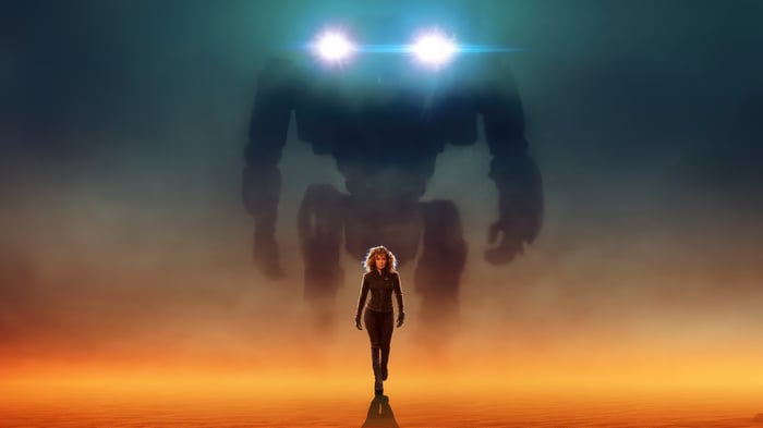 Netflix Atlas Movie with Giant Robot