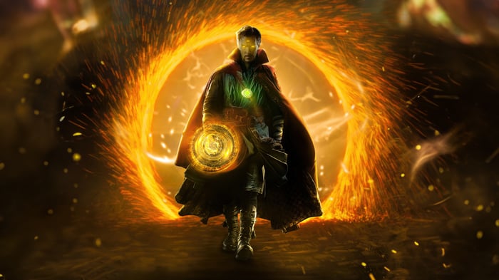 Doctor Strange Creates a Portal