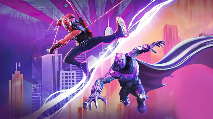 Spider-Punk and Prowler in Marvel Contest of Champions