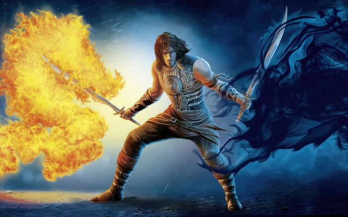 Prince of Persia with Fire and Shadow