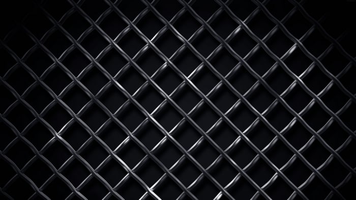 Abstract grid pattern with dark background