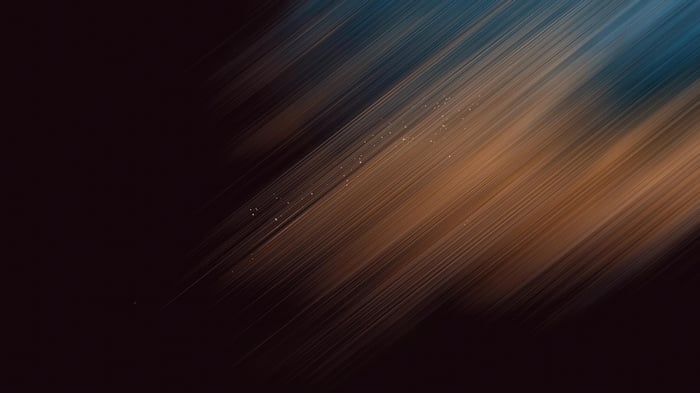 Abstract light streaks with dark background