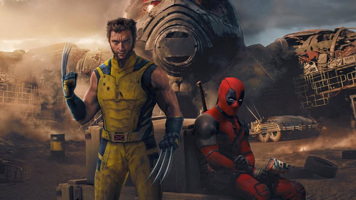 Deadpool and Wolverine in a Post-Apocalyptic Setting