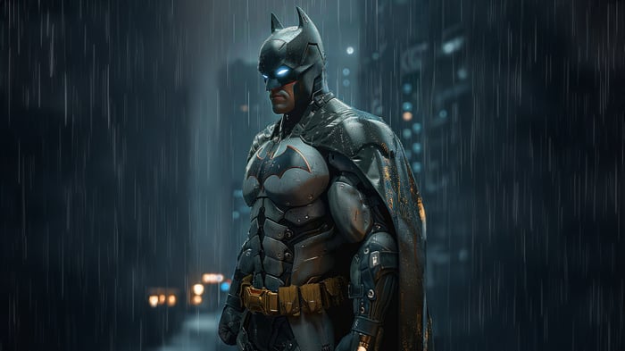 Batman in the Rain