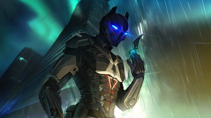 Batman Arkham Knight in the rain