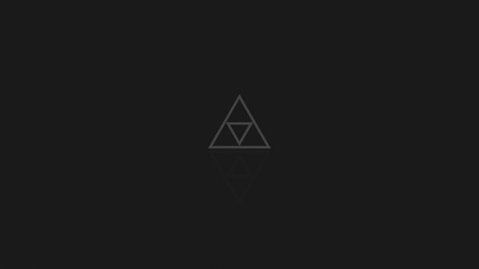 The Legend of Zelda Triforce Minimalist Symbol