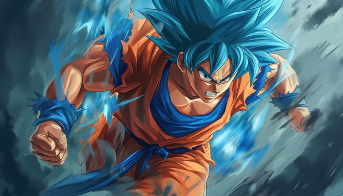 Goku in Super Saiyan Blue