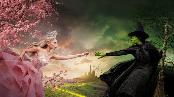 Elphaba and Glinda from Wicked