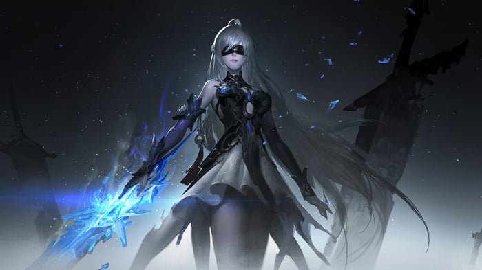 Mirror Flow 2b with glowing sword