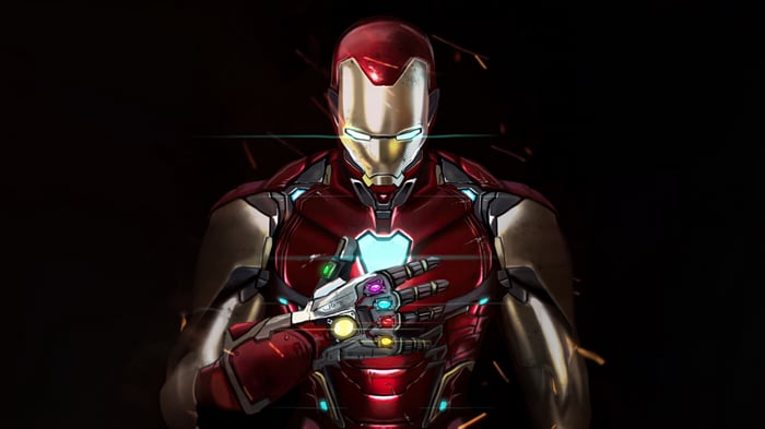 Iron Man with Infinity Gauntlet
