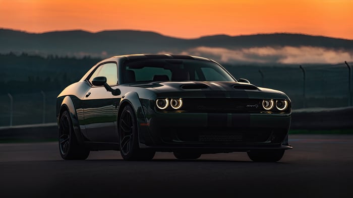 2024 Dodge Challenger SRT on a race track