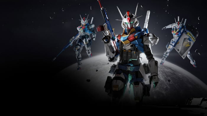 Warzone x Gundam Mobile Suits in Space