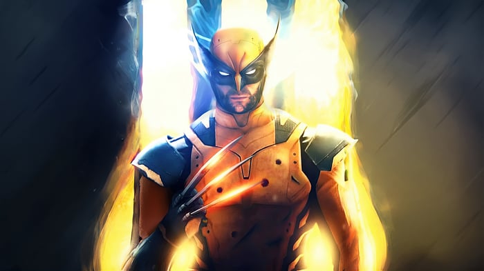 Wolverine with Adamantium Claws