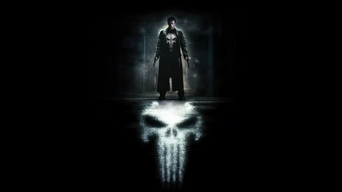 The Punisher with Skull Reflection