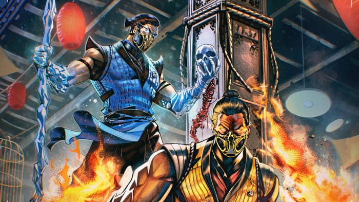 Mortal Kombat 1 Sub-Zero and Scorpion