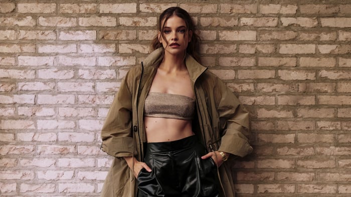 Barbara Palvin in a fashion shoot