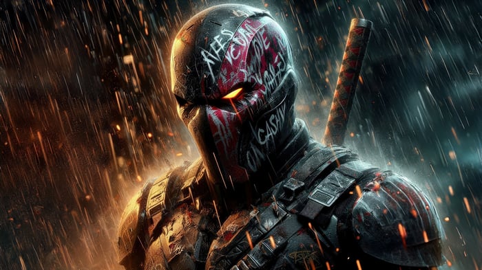 Deathstroke in the Rain