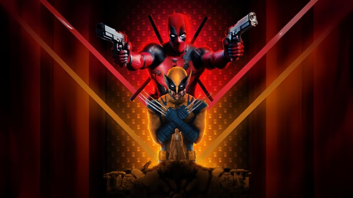 Deadpool and Wolverine with Guns and Claws