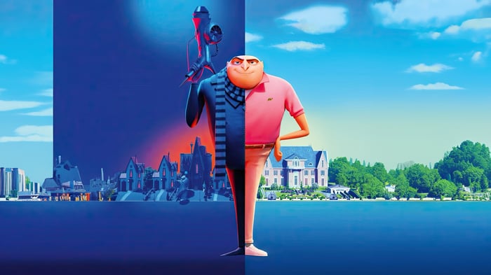 Despicable Me 4 Poster Featuring Gru