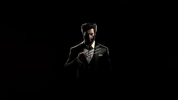 Wolverine in a Suit with Claws