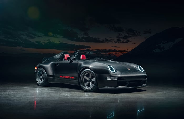 Black Porsche Guntherwerks Speedster Convertible